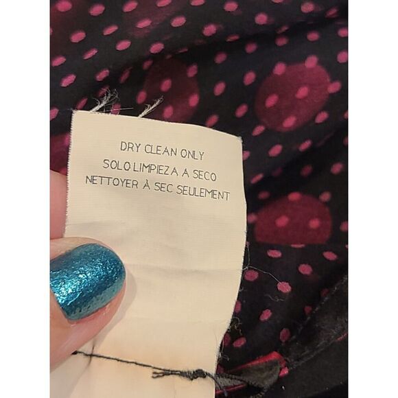 Vintage Bebe Silk Annalisa Halter Slip Dress Polka Dot Y2K | L | NWT Elle Woods - Picture 12 of 13